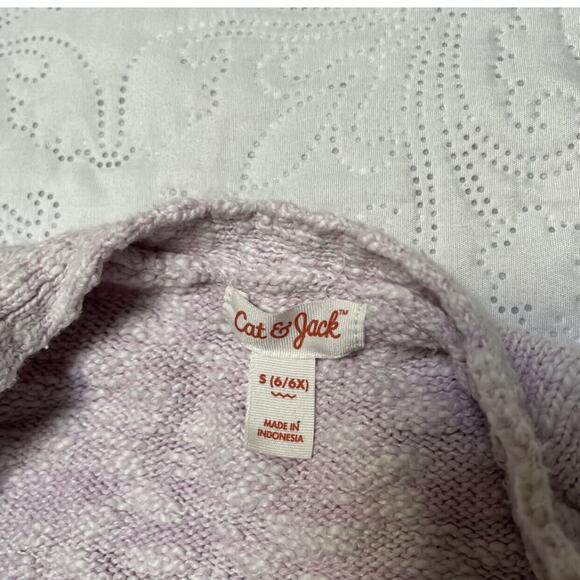 Cat & Jack Knit Cardigan Sweater Size 6 - Picture 8 of 8